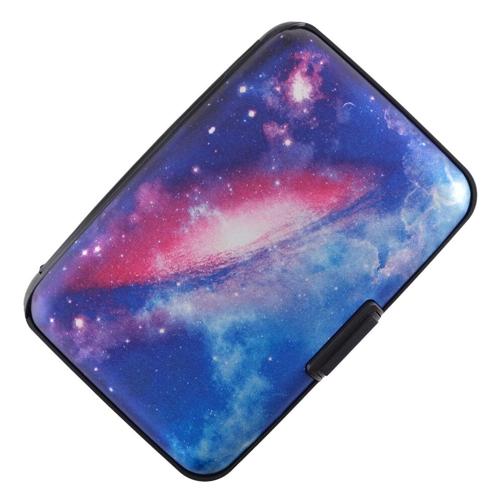 6253 RFID Blocking Aluminum Wallet Credit Card Holder Metal Hard Case Mini